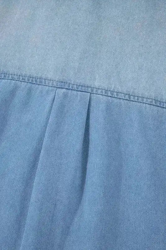 Denim Dresses Urban Chic Denim Tunic Dress