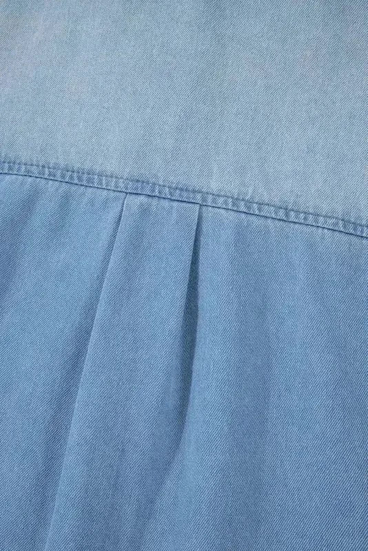 Denim Dresses Urban Chic Denim Tunic Dress