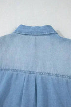 Denim Dresses Urban Chic Denim Tunic Dress