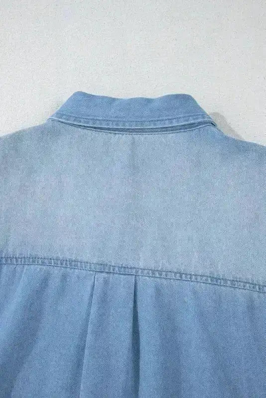 Denim Dresses Urban Chic Denim Tunic Dress