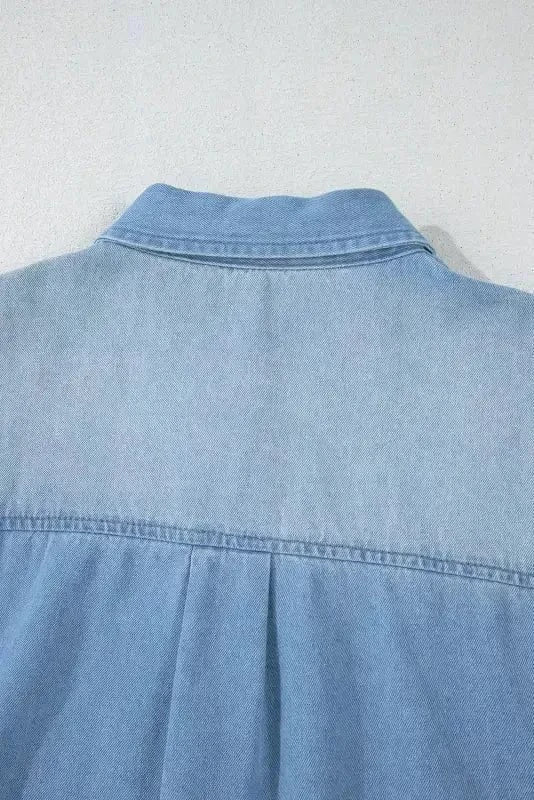 Denim Dresses Urban Chic Denim Tunic Dress