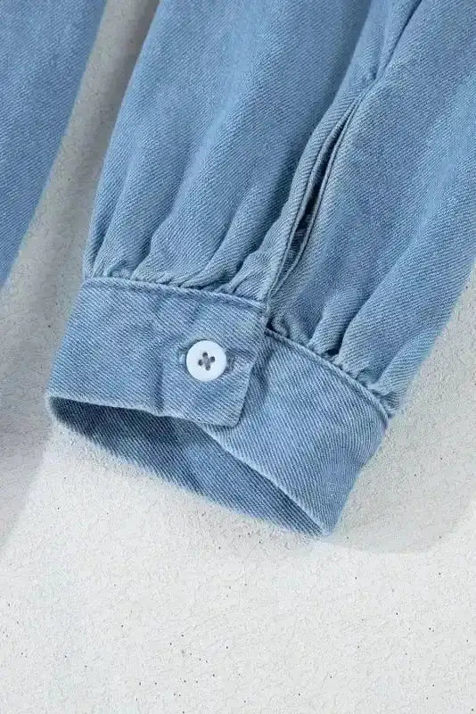 Denim Dresses Urban Chic Denim Tunic Dress