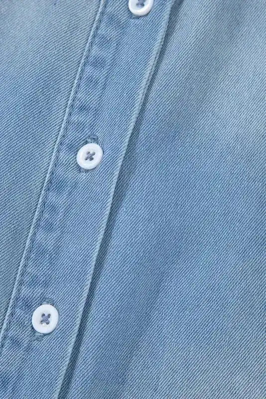 Denim Dresses Urban Chic Denim Tunic Dress