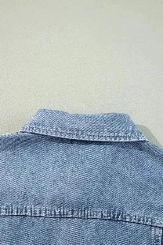 Denim Jackets Frayed Fantasy Denim Jacket