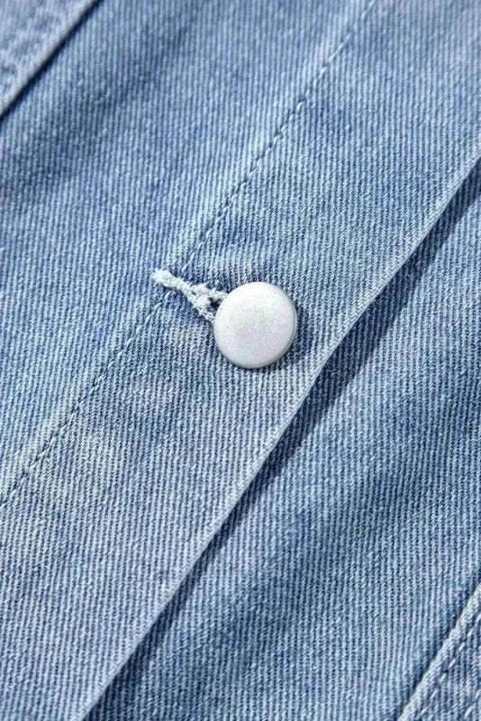 Denim Jackets Frayed Fantasy Denim Jacket