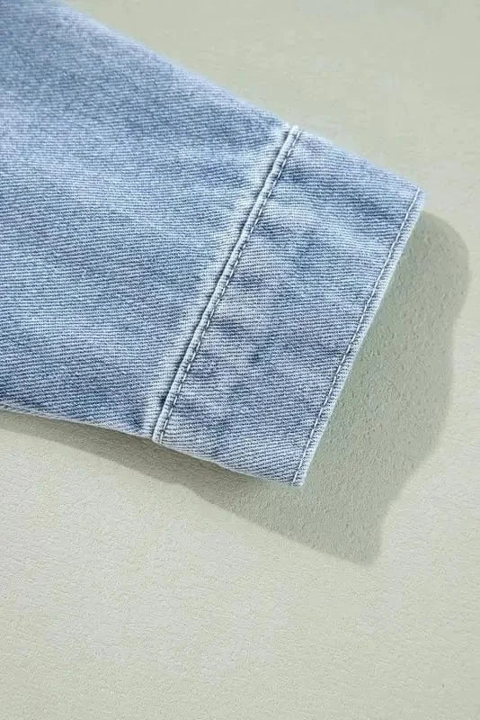 Denim Jackets Frayed Fantasy Denim Jacket