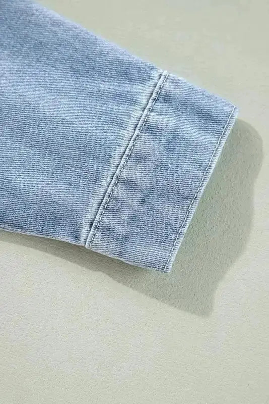 Denim Jackets Frayed Fantasy Denim Jacket