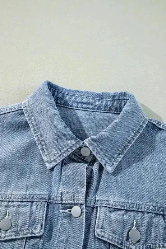 Denim Jackets Frayed Fantasy Denim Jacket