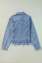 Denim Jackets Frayed Fantasy Denim Jacket