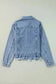 Denim Jackets Frayed Fantasy Denim Jacket