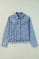 Denim Jackets Frayed Fantasy Denim Jacket