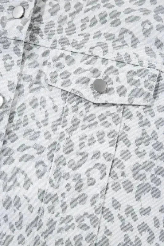 Denim Jackets Leopard Fashionista Denim Jacket
