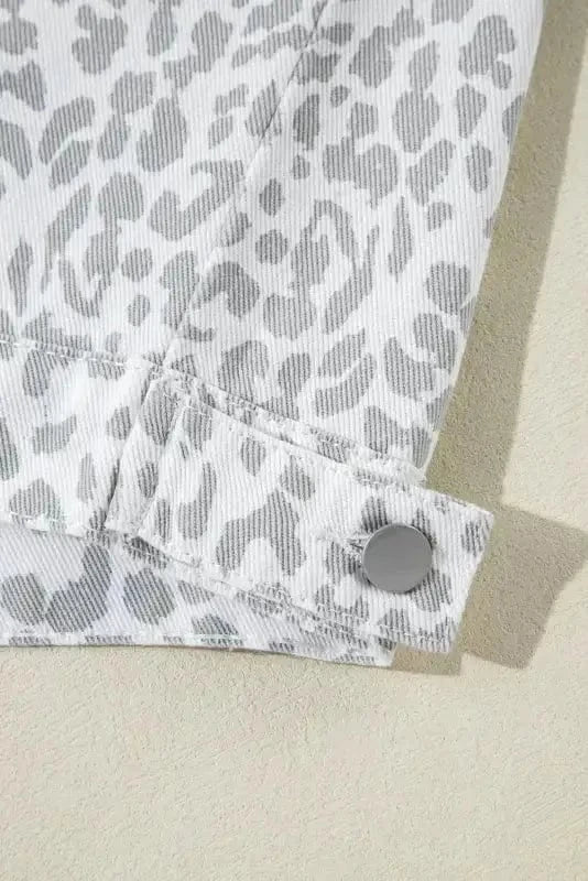 Denim Jackets Leopard Fashionista Denim Jacket