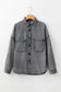 Denim jackets Patched Pocket Split Denim Jacket