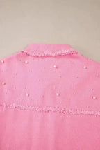 Denim jackets Pearl Beaded Denim Jacket