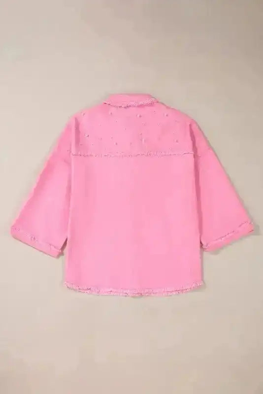 Denim jackets Pearl Beaded Denim Jacket