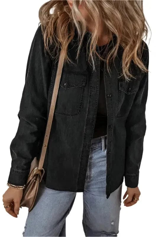 Denim Jackets Smart-Casual Denim Jacket