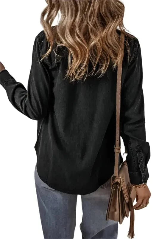 Denim Jackets Smart-Casual Denim Jacket