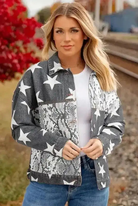 Denim jackets Stardust Snake Denim Jacket