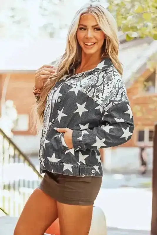 Denim jackets Stardust Snake Denim Jacket