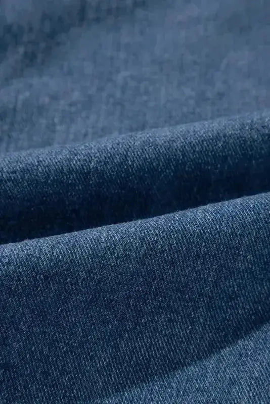 Denim Jackets Urban Edge Lapel Denim Jacket