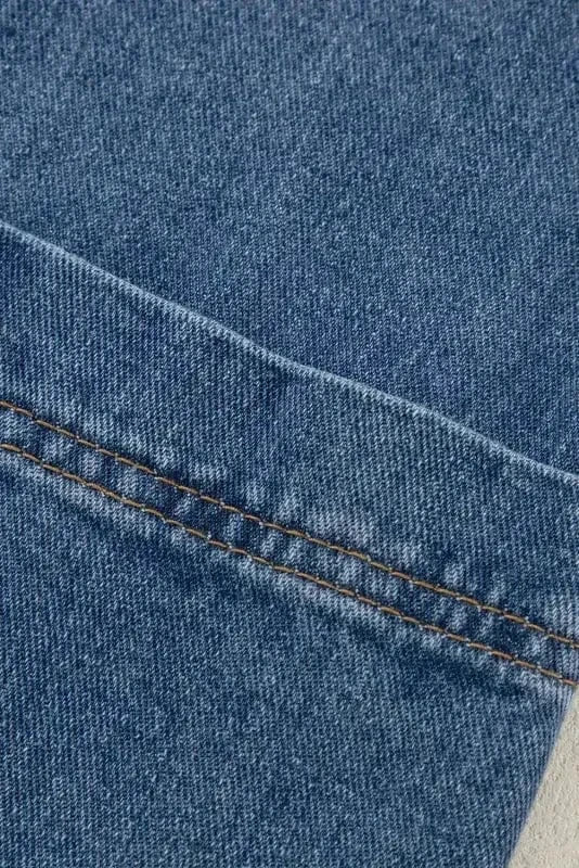 Denim Jackets Urban Edge Lapel Denim Jacket