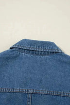 Denim Jackets Urban Edge Lapel Denim Jacket