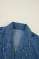 Denim Jackets Urban Edge Lapel Denim Jacket