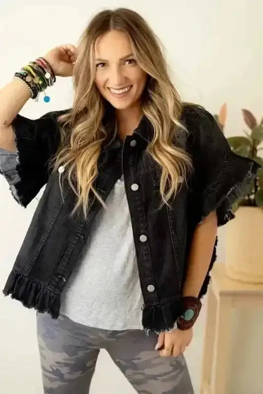 Denim Jackets Urban Fray Denim Jacket