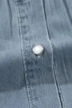 Denim Shirts Smart-Casual Chambray Shirt