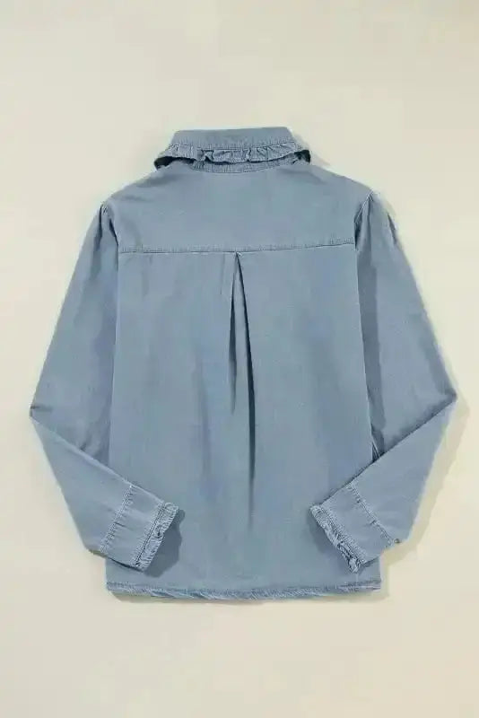 Denim Shirts Smart-Casual Chambray Shirt