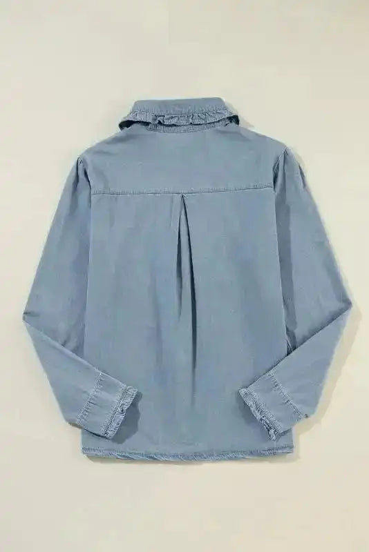 Denim Shirts Smart-Casual Chambray Shirt