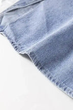 Denim Shirts Urban Ruffle Denim Shirt