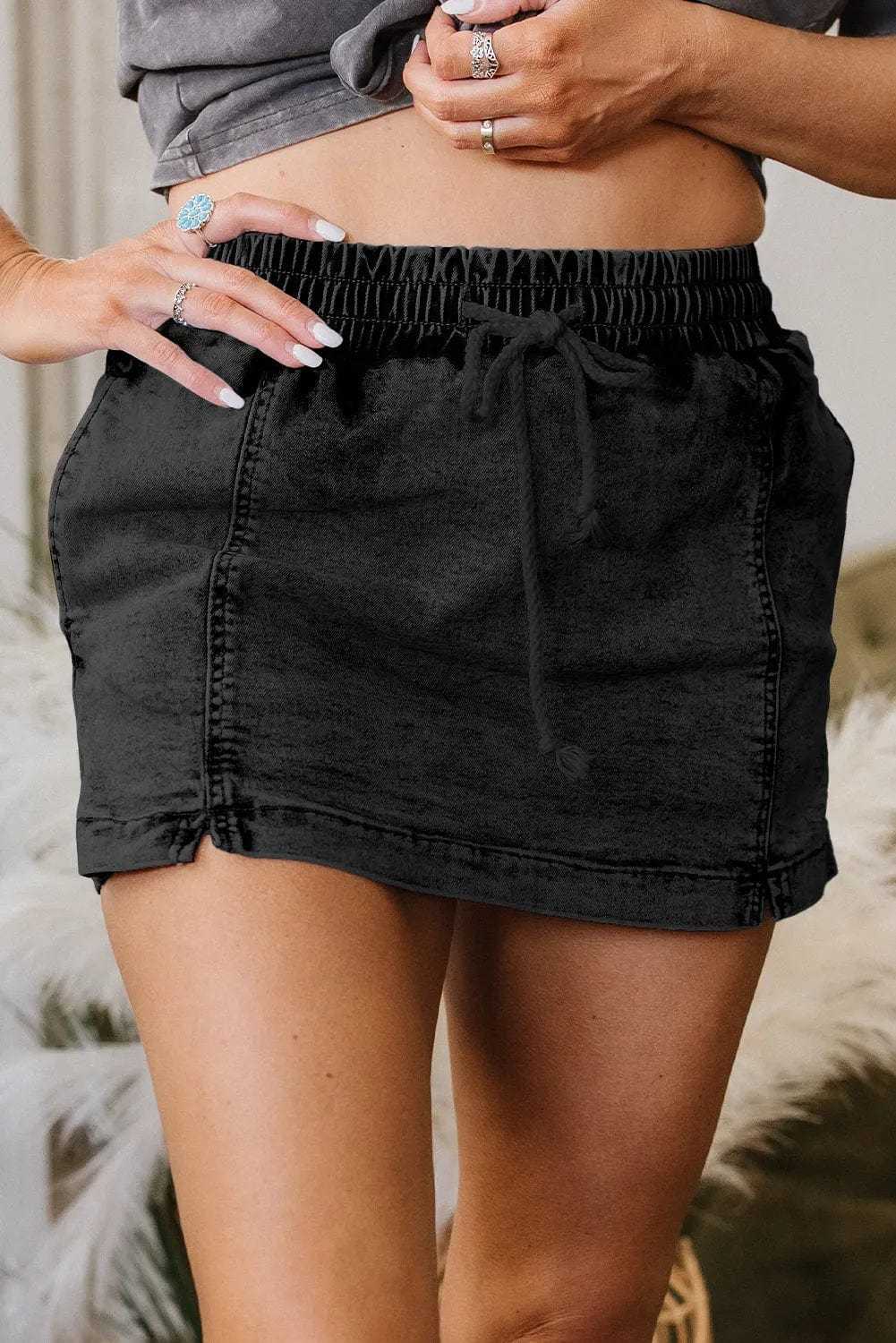 Denim Shorts Urban Chic Denim Skorts