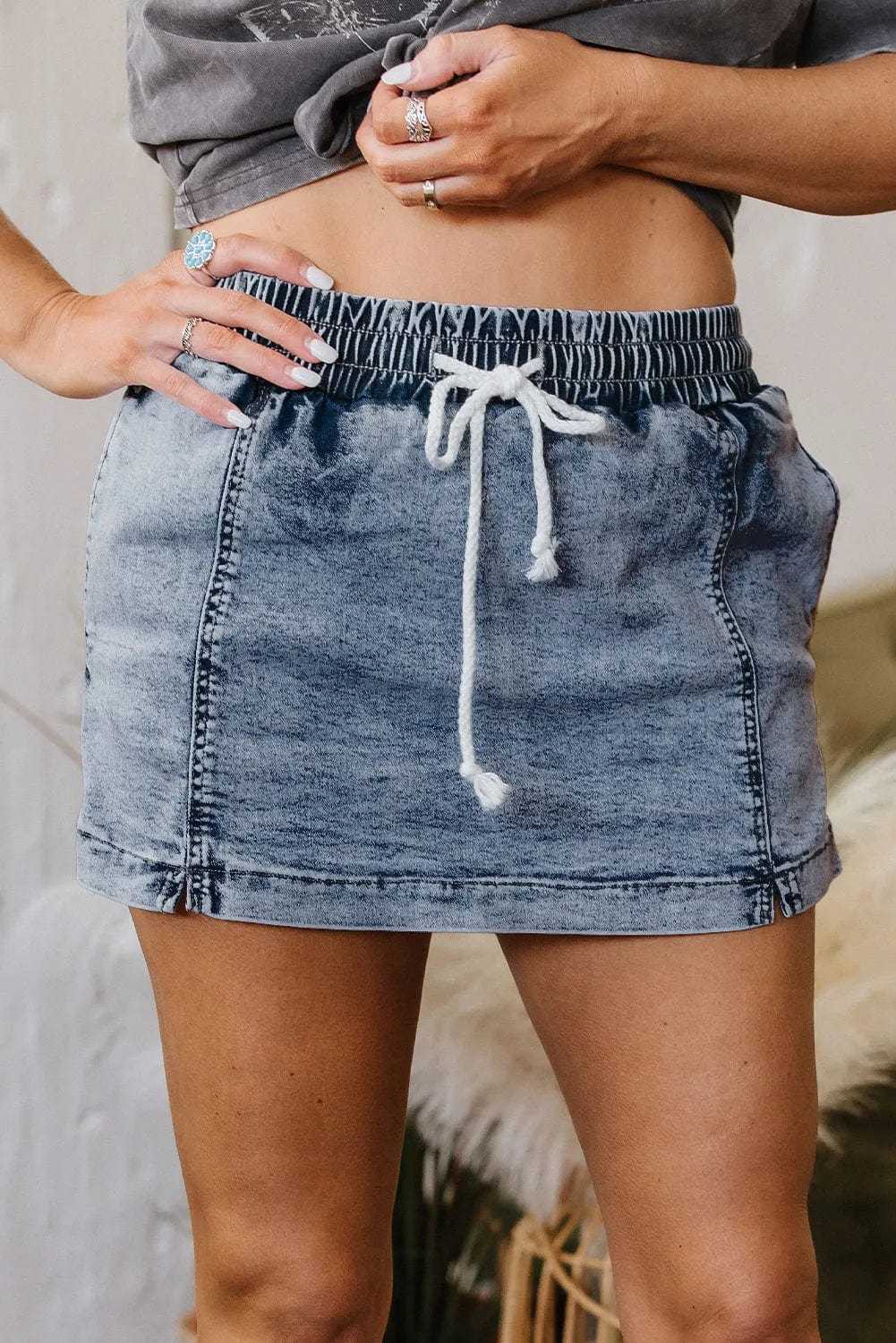 Denim Shorts Urban Chic Denim Skorts
