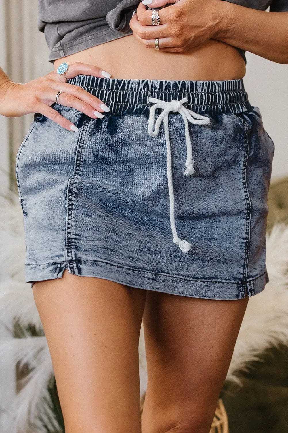 Denim Shorts Urban Chic Denim Skorts