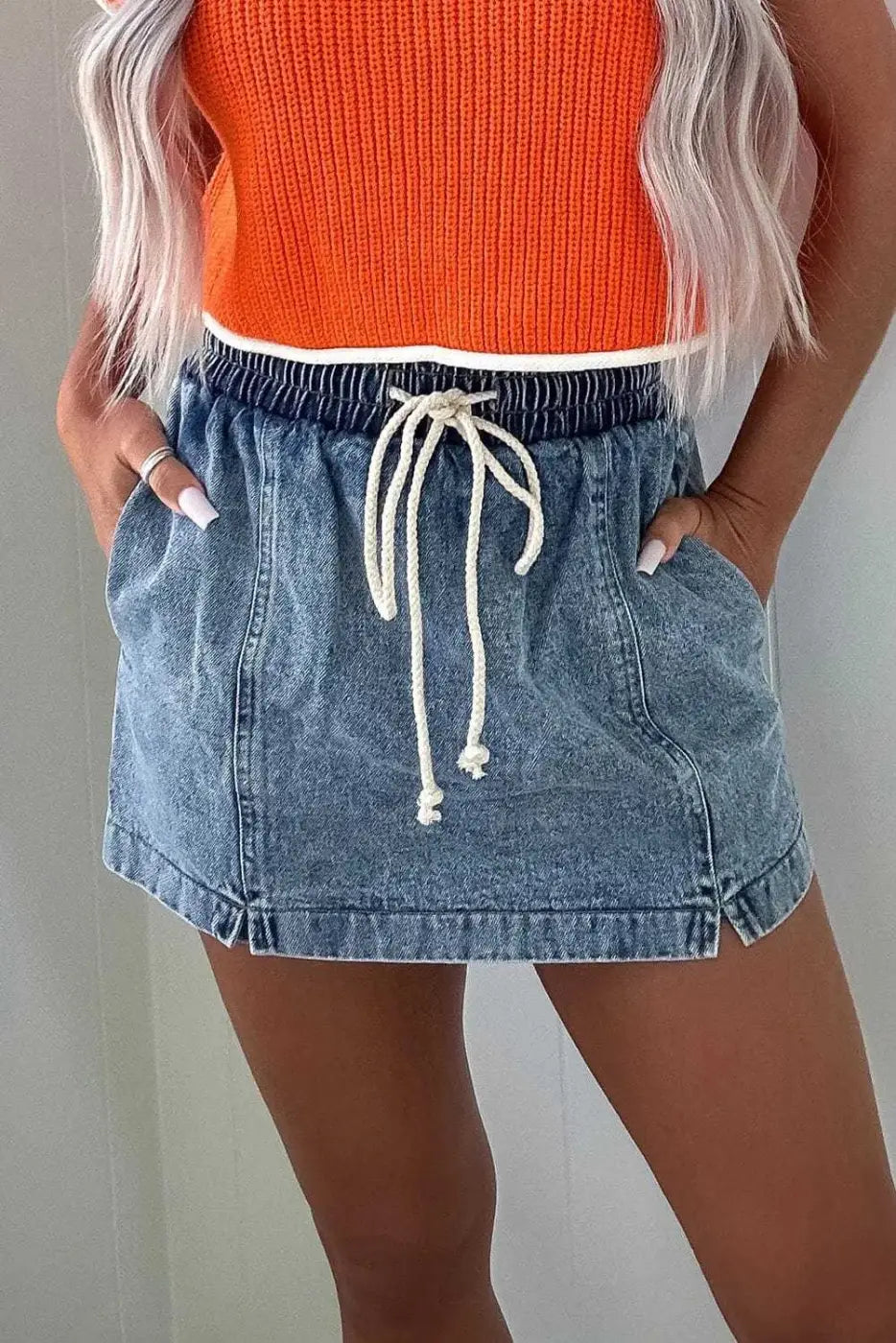 Denim Shorts Urban Chic Denim Skorts