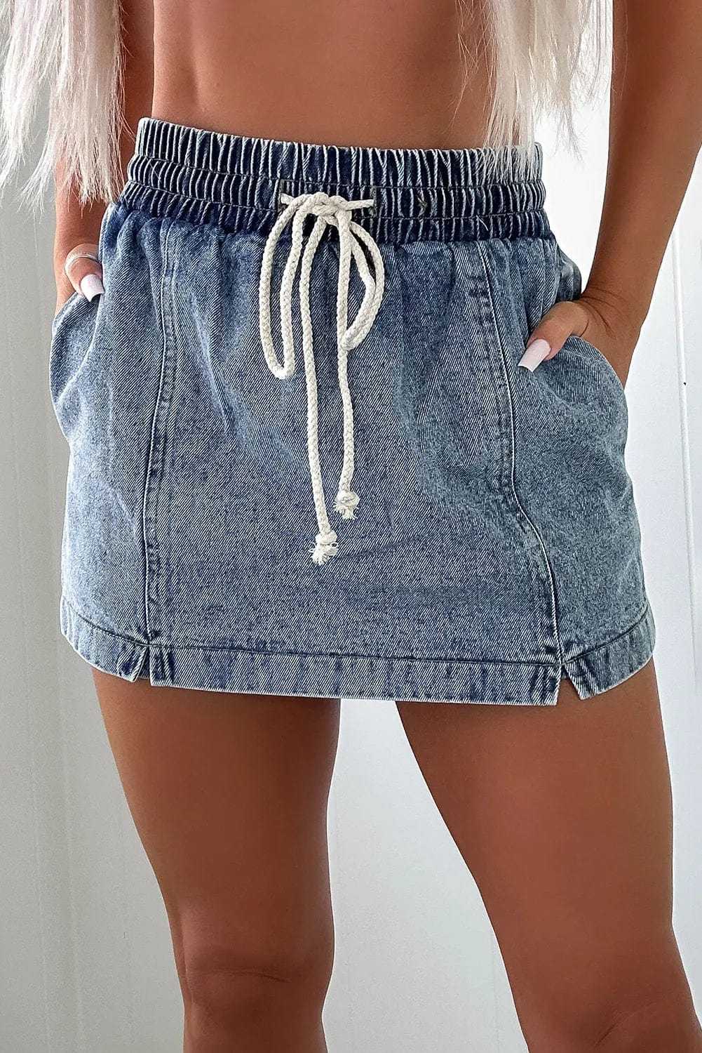 Denim Shorts Urban Chic Denim Skorts