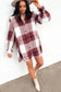 Dresses Fashionfitz Ruffled Sleeve Shirt Dress – Trendy Style