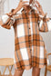 Dresses Fashionfitz Ruffled Sleeve Shirt Dress – Trendy Style