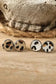Earrings Brown / ONE SIZE / pu Brown Leopard Studded Earrings