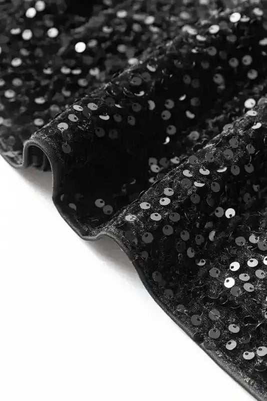 Evening Dresses Glamour Sequin Mini Dress – Knot & Cutout