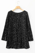Evening Dresses Glamour Sequin Mini Dress – Knot & Cutout