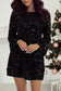 Evening Dresses Glamour Sequin Mini Dress – Knot & Cutout