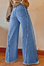 Flared Jeans Boho Hem Bell Bottom Jeans