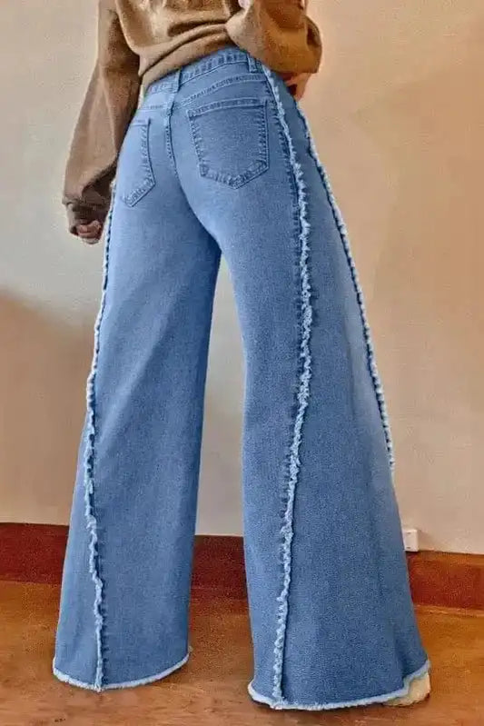 Flared Jeans Boho Hem Bell Bottom Jeans