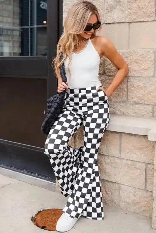 Flared Pants Vista Vichy Flared Pants