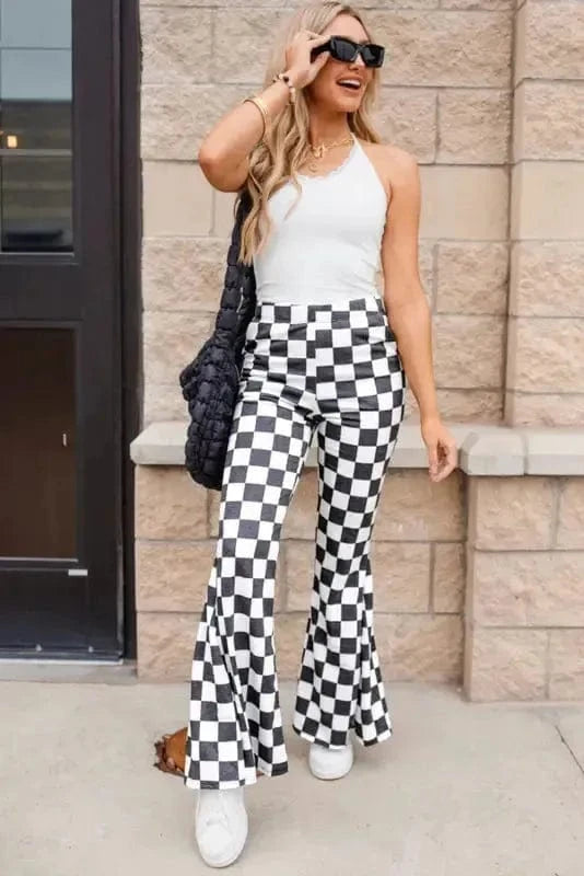 Flared Pants Vista Vichy Flared Pants