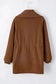 Fleece Jackets Cozy Brown Half-Zip Fleece Pullover Jacket