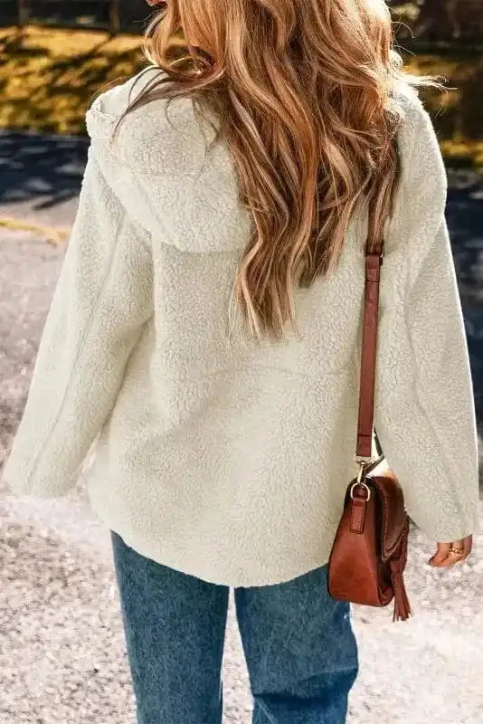 Fleece Jackets Cozy Fleece Hooded Jacket